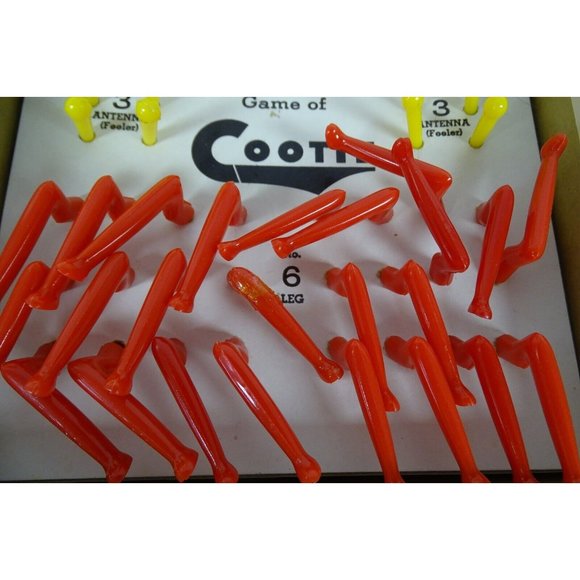 Vtg. 1949 Cootie Game Shaper Complete - Picture 3 of 6